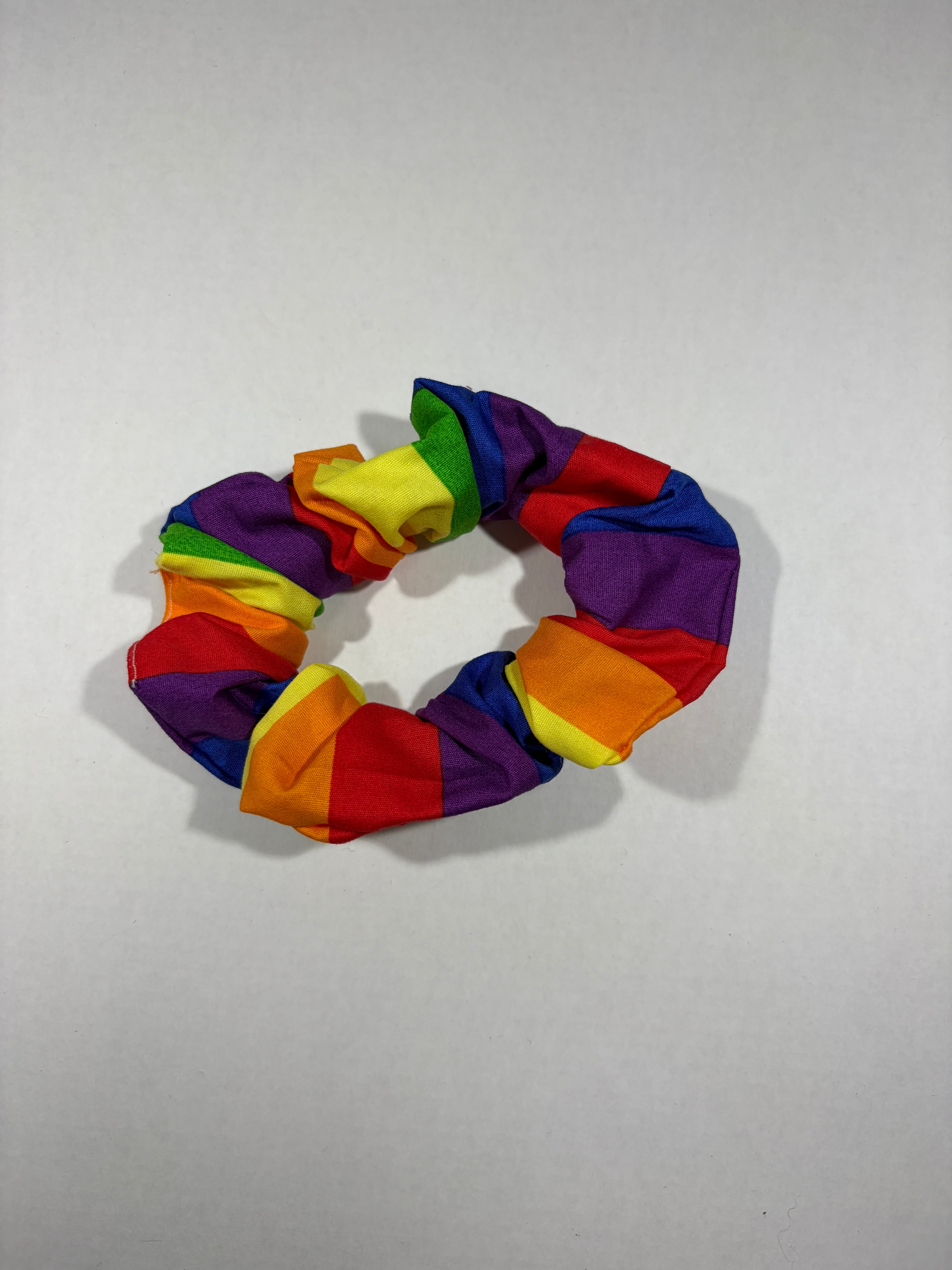Rainbow Scrunchie