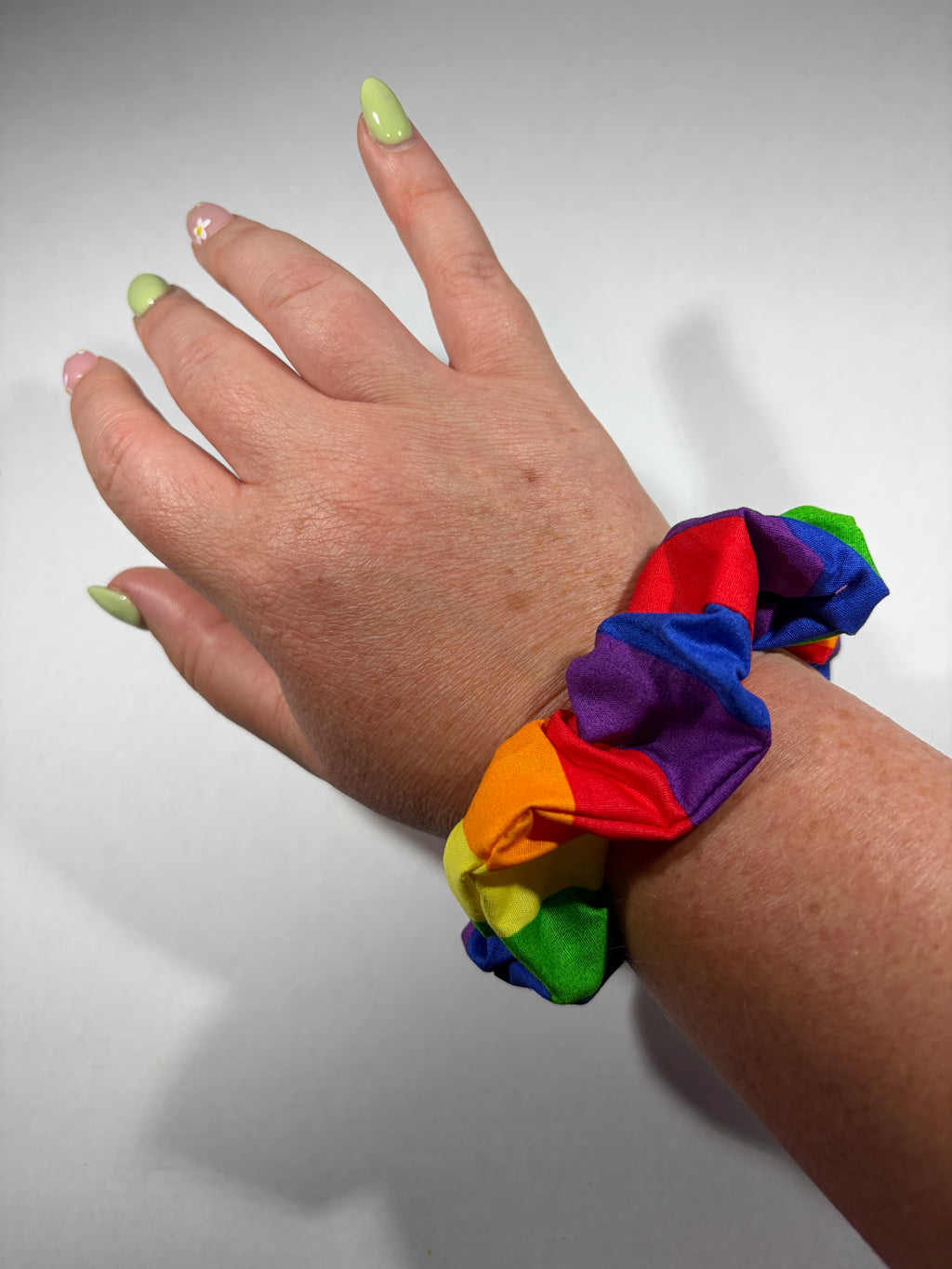 Rainbow Scrunchie