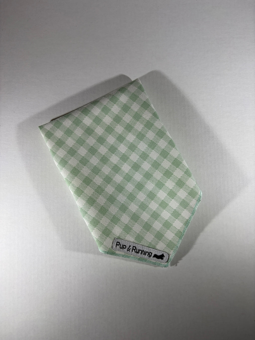 Matcha Gingham bandana
