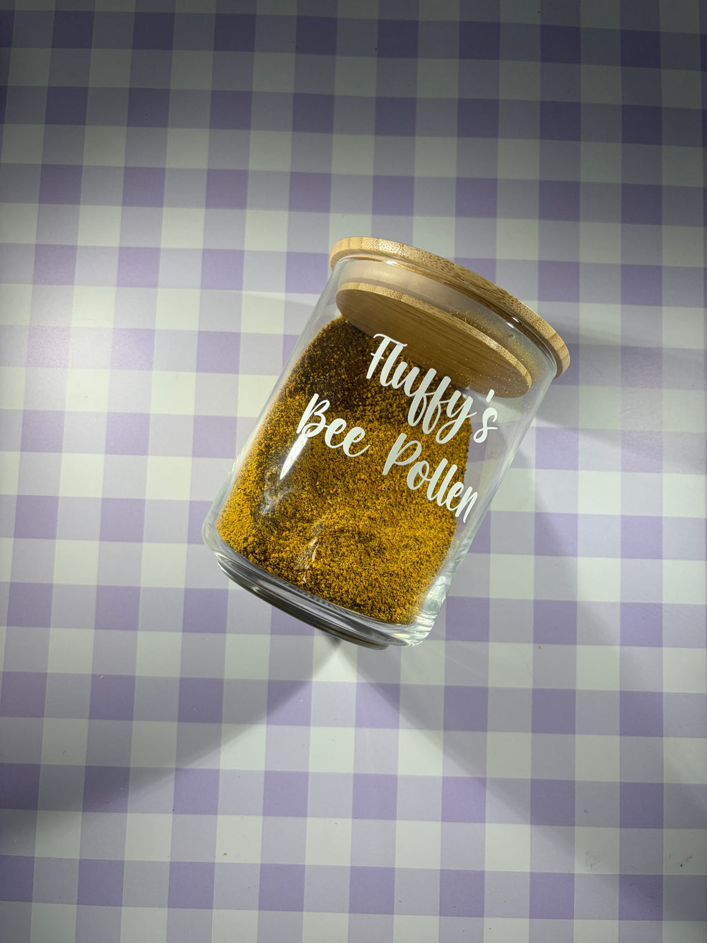 Personalised Dog Bee Pollen Jar