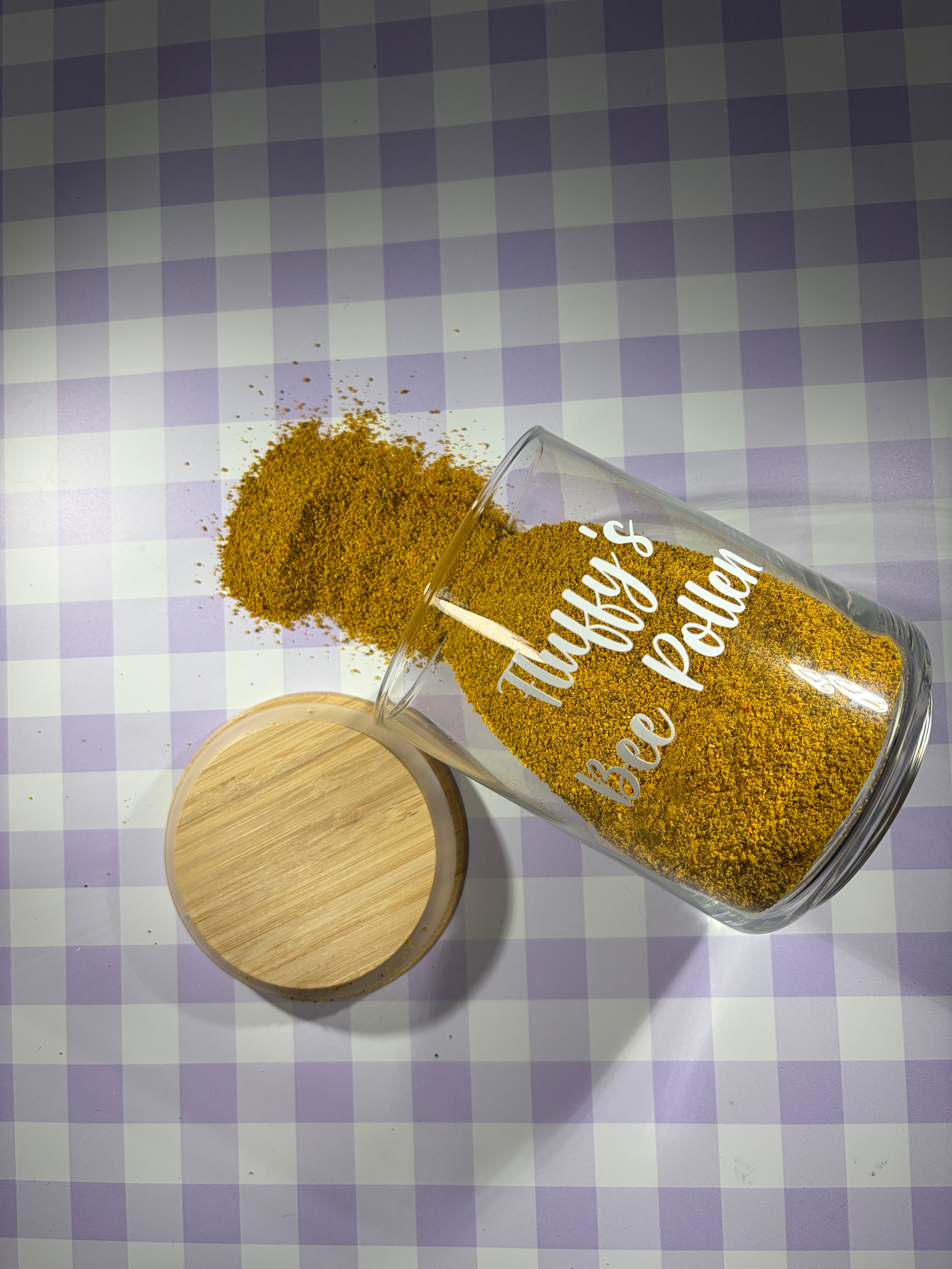 Personalised Dog Bee Pollen Jar