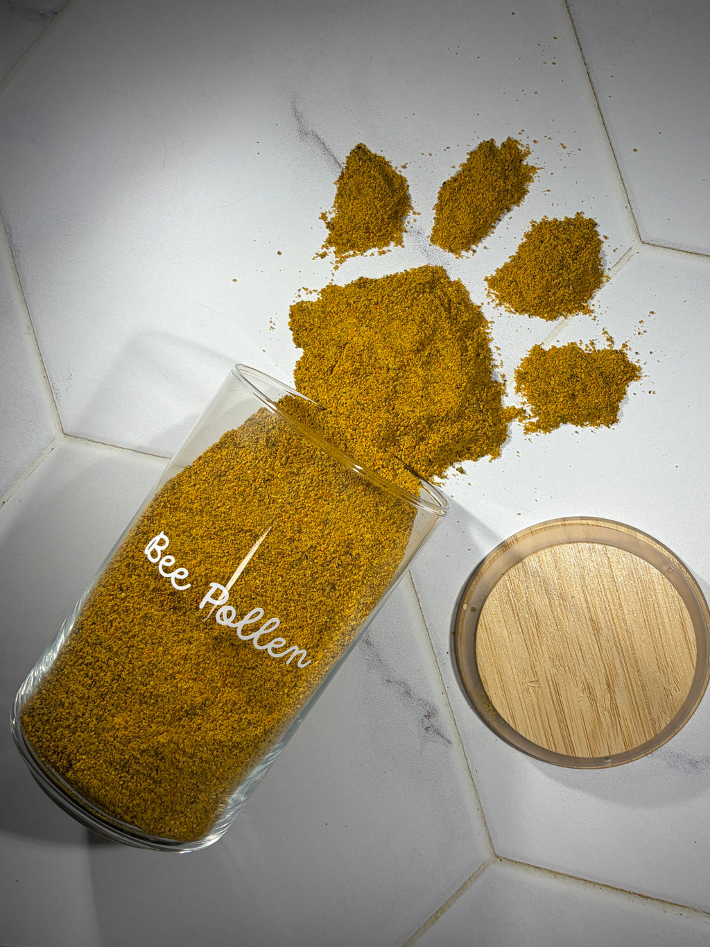 Personalised Dog Bee Pollen Jar