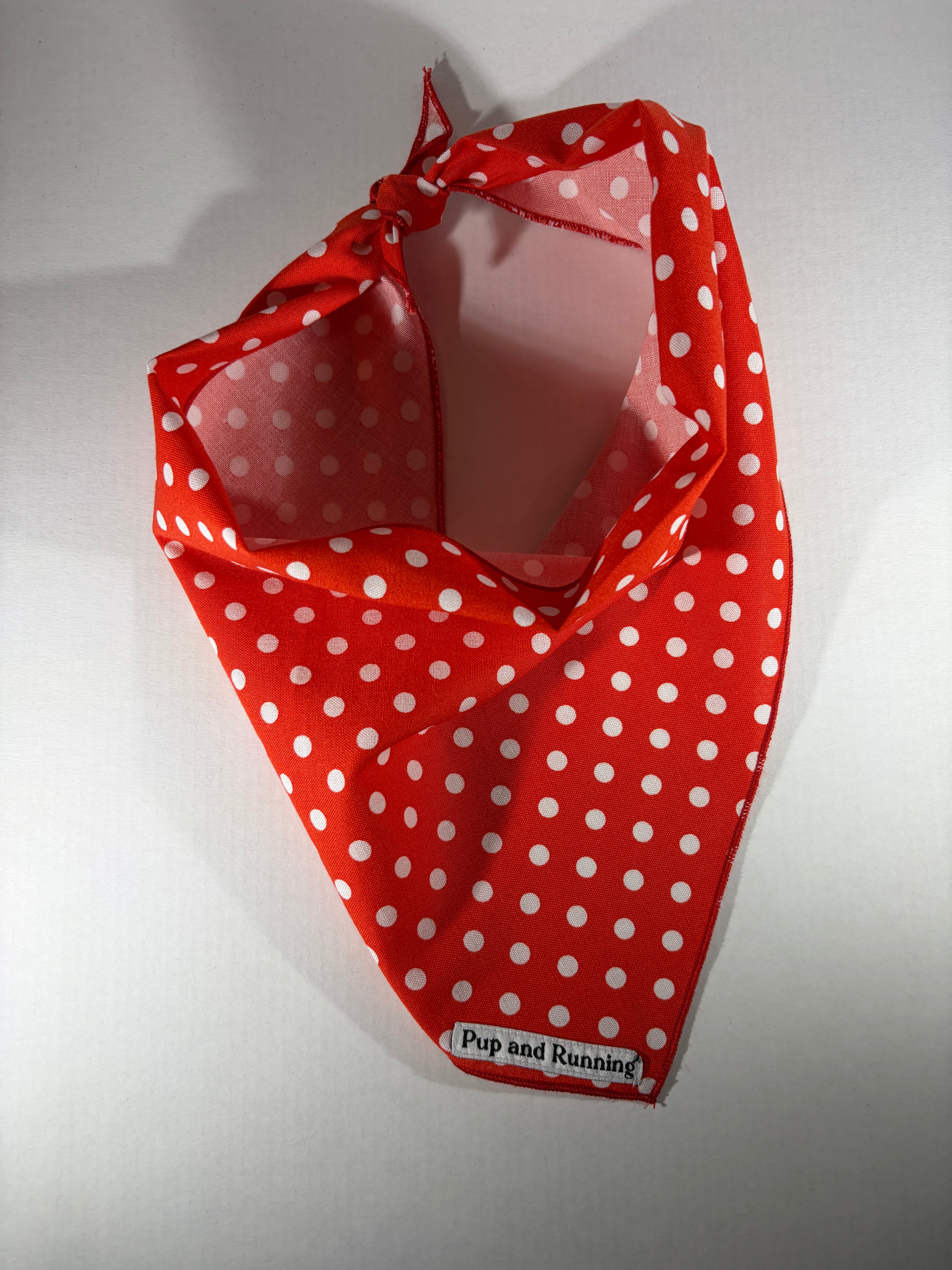 Red Polka Dots bandana