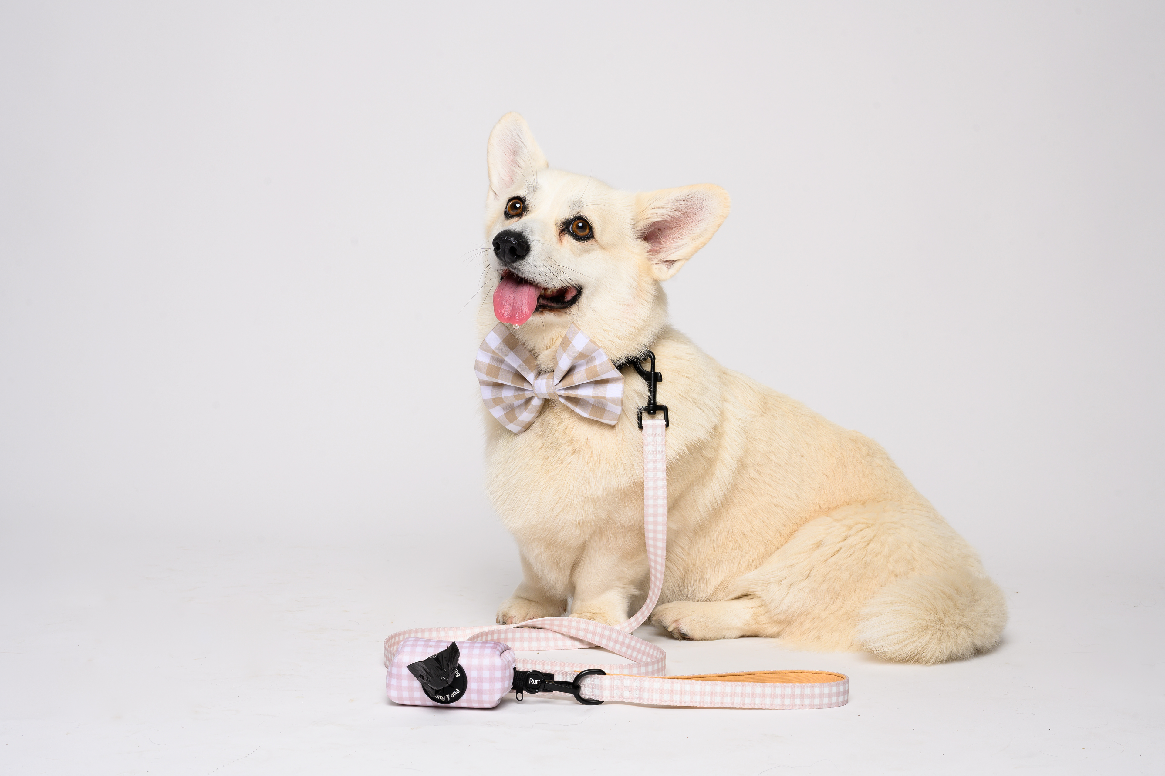 My First Accessory Set – Beige Gingham