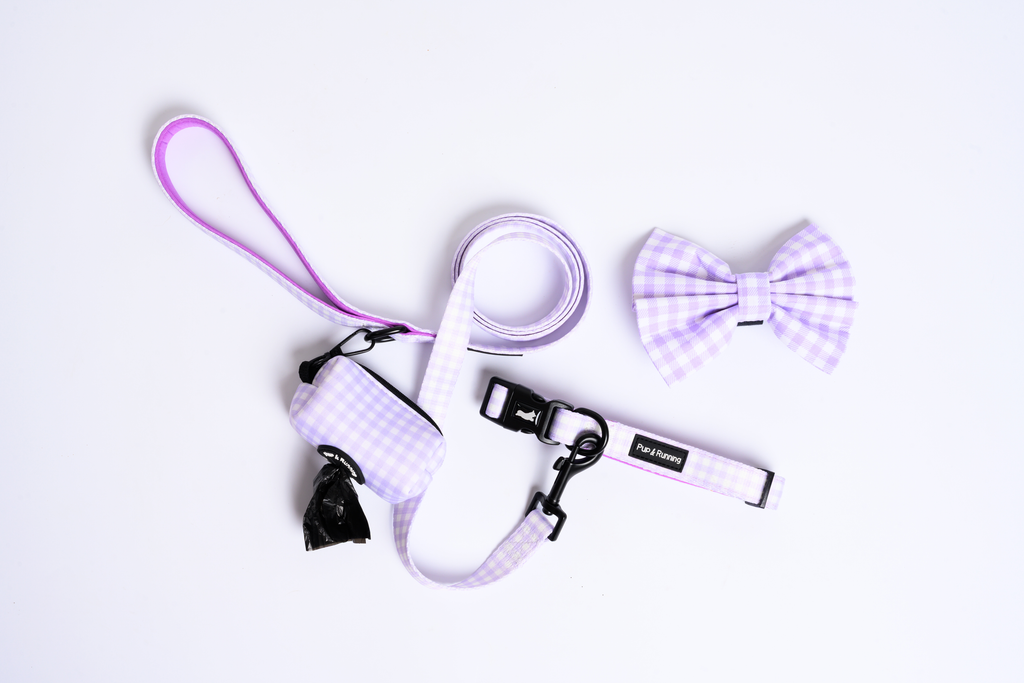 My First Accessory Set – Purple Gingham
