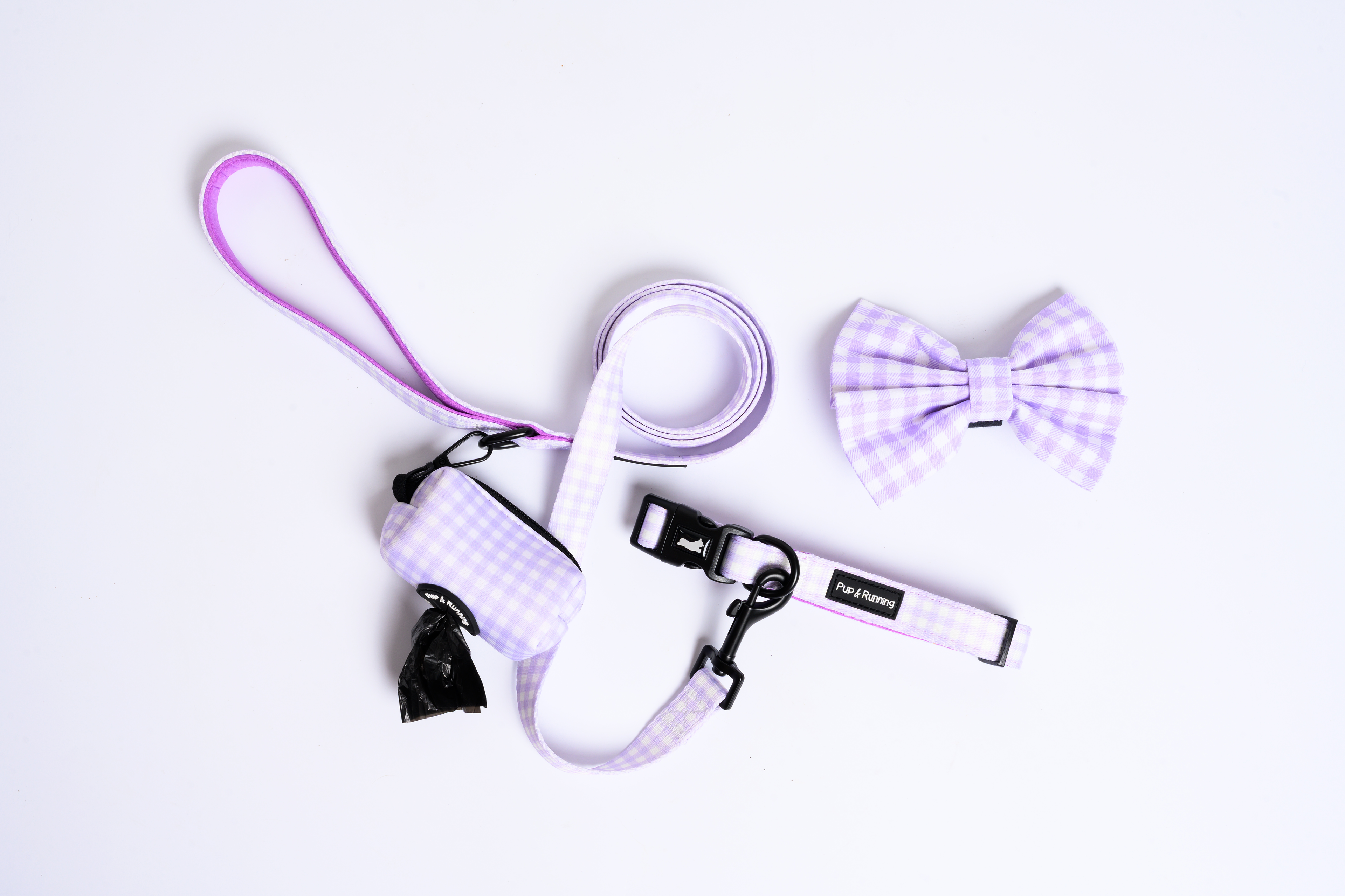 My First Accessory Set – Purple Gingham