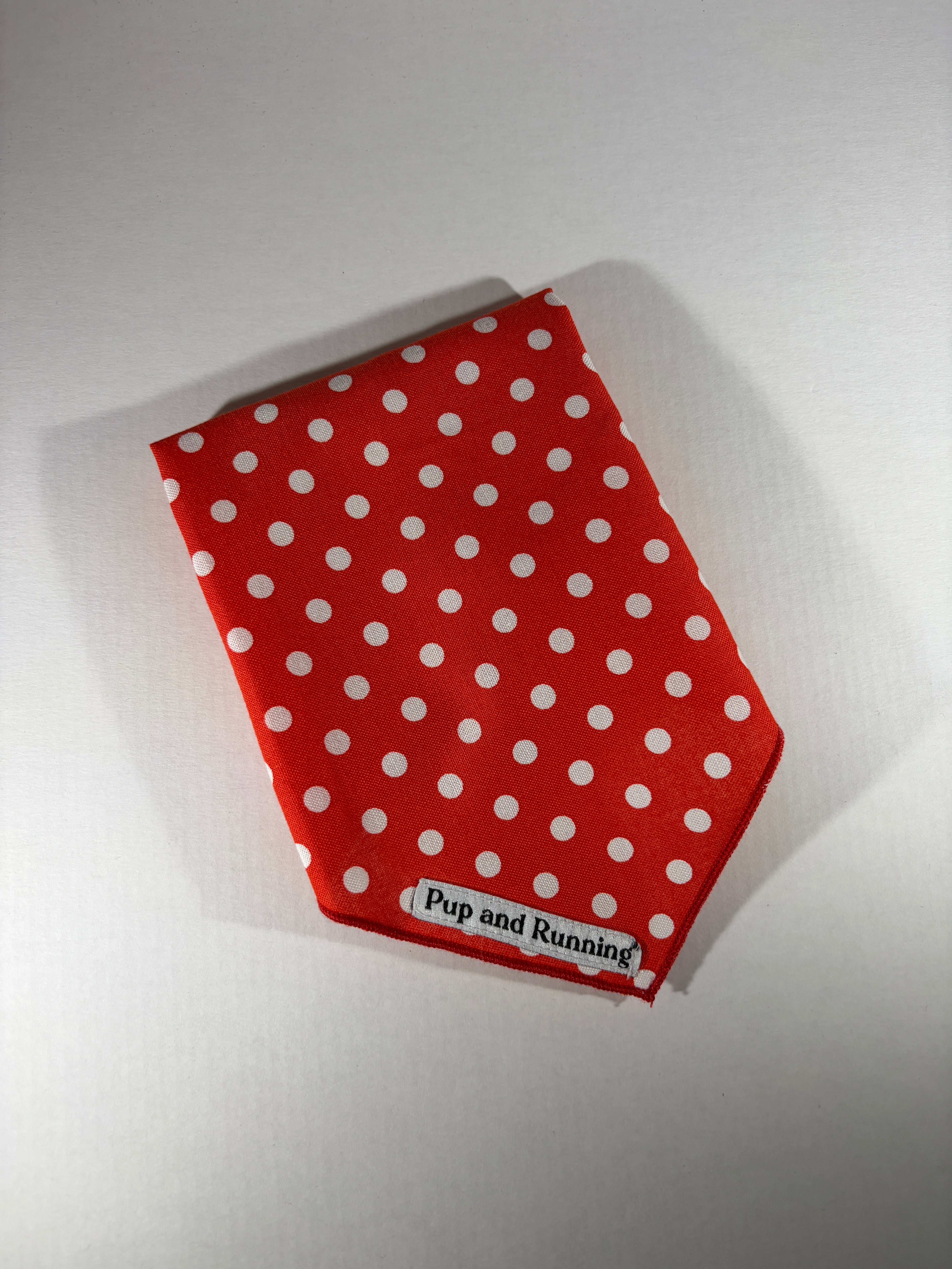 Red Polka Dots bandana
