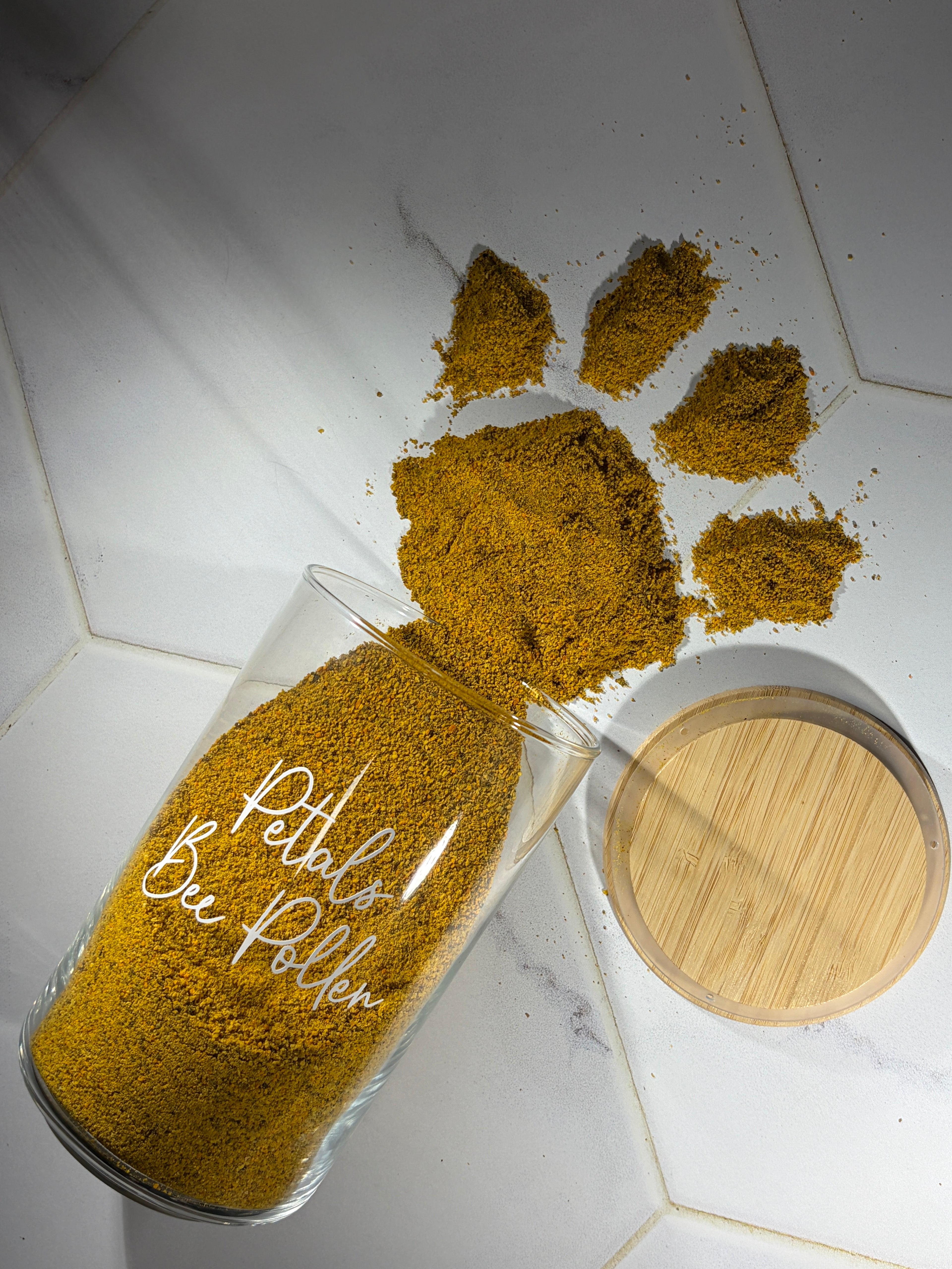 Personalised Dog Bee Pollen Jar